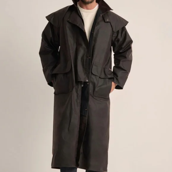 Driza-Bone Vintage Rider Weighted Oilskin Made In Australia 100% Cotton Medium - Picture 1 of 16